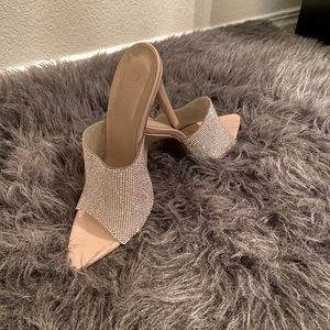 Diamond studded heels